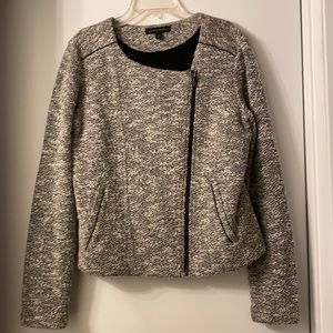 Banana Blazer Leather Trim